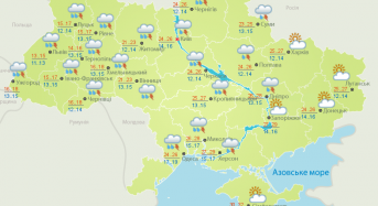 На Київщині 4 вересня очікуються місцями сильні дощі