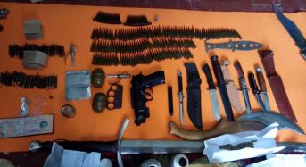 На Київщині поліцією виявлено та вилучено численний арсенал зброї