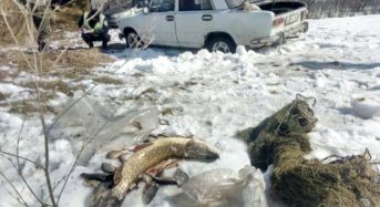 На Київщині поліція затримала браконьєрів із сітками