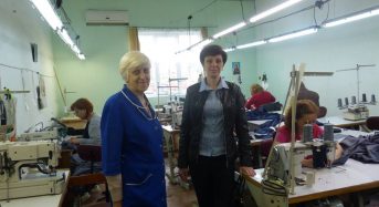 В рамках загальнообласної акції «Живи та працюй в Україні» директор центру зайнятості з робочим візитом відвідала ПП «Швейсервіс»