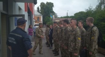 В Переяслав-Хмельницькому вихованці військово-спортивного ліцею «Патріот» відвідали пожежно-рятувальну частину
