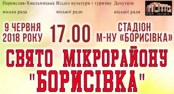 Запрошуємо на свято мікрорайону Борисівка