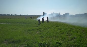 Рятувальники провели тактичні навчання з гасіння пожеж в екосистемах (Фоторепортаж)