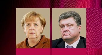 Президент Порошенко підняв тему українських заручників та політичних в’язнів Кремля у розмові з канцлером Німеччини Ангелою Меркель