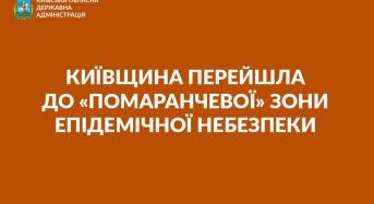 Відсьогодні, 4 березня, на Київщині почав діяти «помаранчевий» рівень епідемічної небезпеки