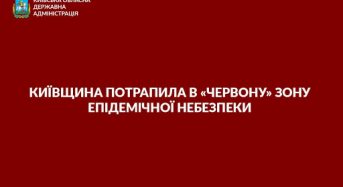 Із 24 березня Київщина входить до “червоної” зони епідемічної небезпеки