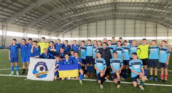 Команда Переяславської ДЮСШ з футболу провела товариську зустріч з командою ДЮСШ Київ-1