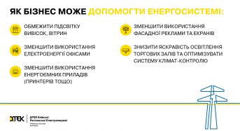 Як бізнес-клієнти можуть допомогти енергосистемі: поради ДТЕК Київські регіональні електромережі
