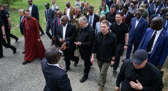 Африканська делегація відвідала місця воєнних злочинів у Бучі