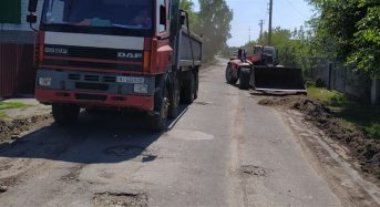 У селі Дем’янці Переяславської громади почали ремонтувати дорогу за майже 13 мільйонів гривень