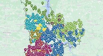 Карта укриттів населення Київської області