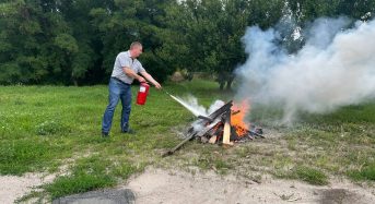 Проведено профілактичний рейд щодо забезпечення пожежної безпеки під час жнивної кампанії в Переяславській територіальній громаді