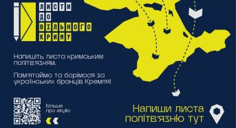 За підтримки Мінреінтеграції стартувала інформаційна кампанія «Листи до вільного Криму»