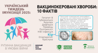 Вакцинокеровані хвороби: 10 фактів