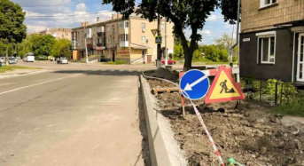 Модернізація перехрестя у центрі Переяслава: на якому етапі роботи