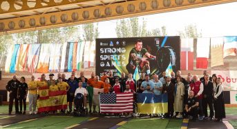 Переяславець Богдан Бутович, у Мадриді, встановив національний рекорд у вправі ривок гирі 16 кг за 60 секунд, у власній категорії Н2