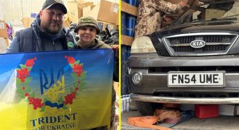 Переяслав отримав першу фуру допомоги з Великої Британії: техніка, медикаменти, речі, їжа