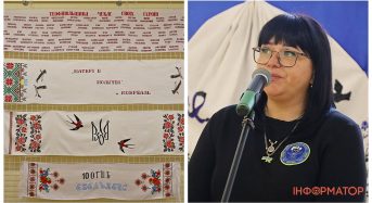 У Переяславі відкрили виставку “Рушник надії”, яку створили рідні полонених та безвісти зниклих: представили 47 робіт