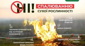 ПАМ’ЯТКА: Пожежна безпека та заборона спалювання рослинності