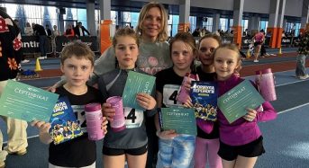 У чемпіонаті України з легкої атлетики серед дорослих та молоді у приміщенні взяли участь і юні легкоатлети Переяславської громади