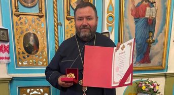 Священник Іван Поліжак із Переяслава отримав орден від митрополита Епіфанія