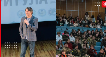 «Окрім нас у нас більше немає нікого»: у Переяславі Сергій Притула говорив з молоддю про освіту, волонтерство та людяність у найтемніші часи