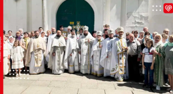 У Переяславі відзначили храмове свято Вознесенського собору: лунала молитва за захисників та слова віри у відкриття головної святині