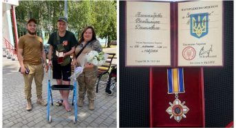 Володимира Александрова з Переяслава, який вирвався із ворожого полону, нагородили орденом “За мужність” ІІІ ступеня