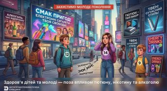 Здоров’я дітей та молоді — поза впливом тютюну, нікотину та алкоголю